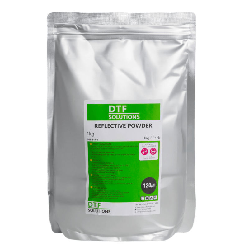 Reflective Powder DTF TPU Adhesive Hotmelt Powder Dtf White Hot Melt Powder for Heat Transfer Printing